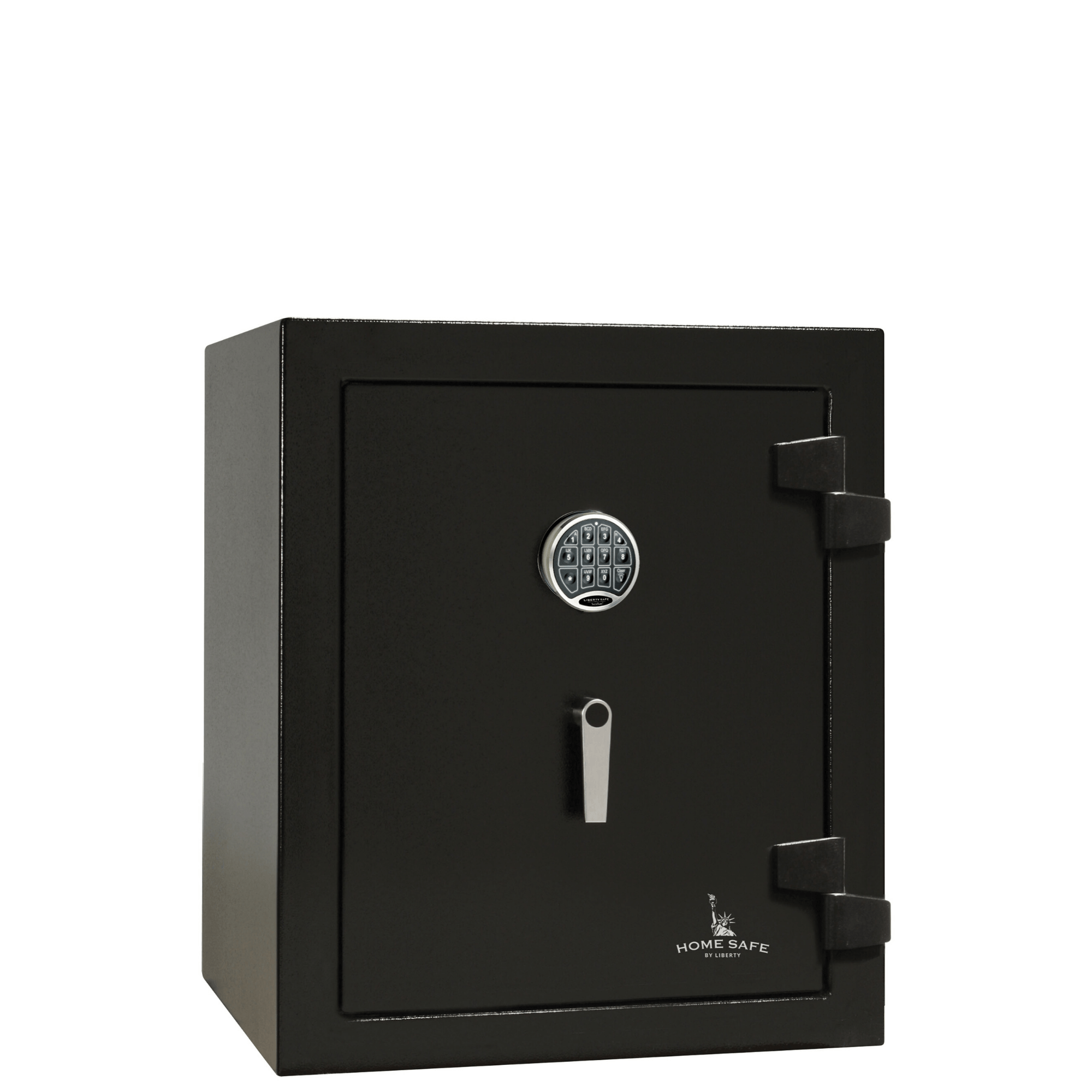 Home Safe Series | 60 Minute Fire Protection | 8 | Dimensions: 30"(H) x 24.25"(W) x 22"(D) | Black Textured | Electronic Lock