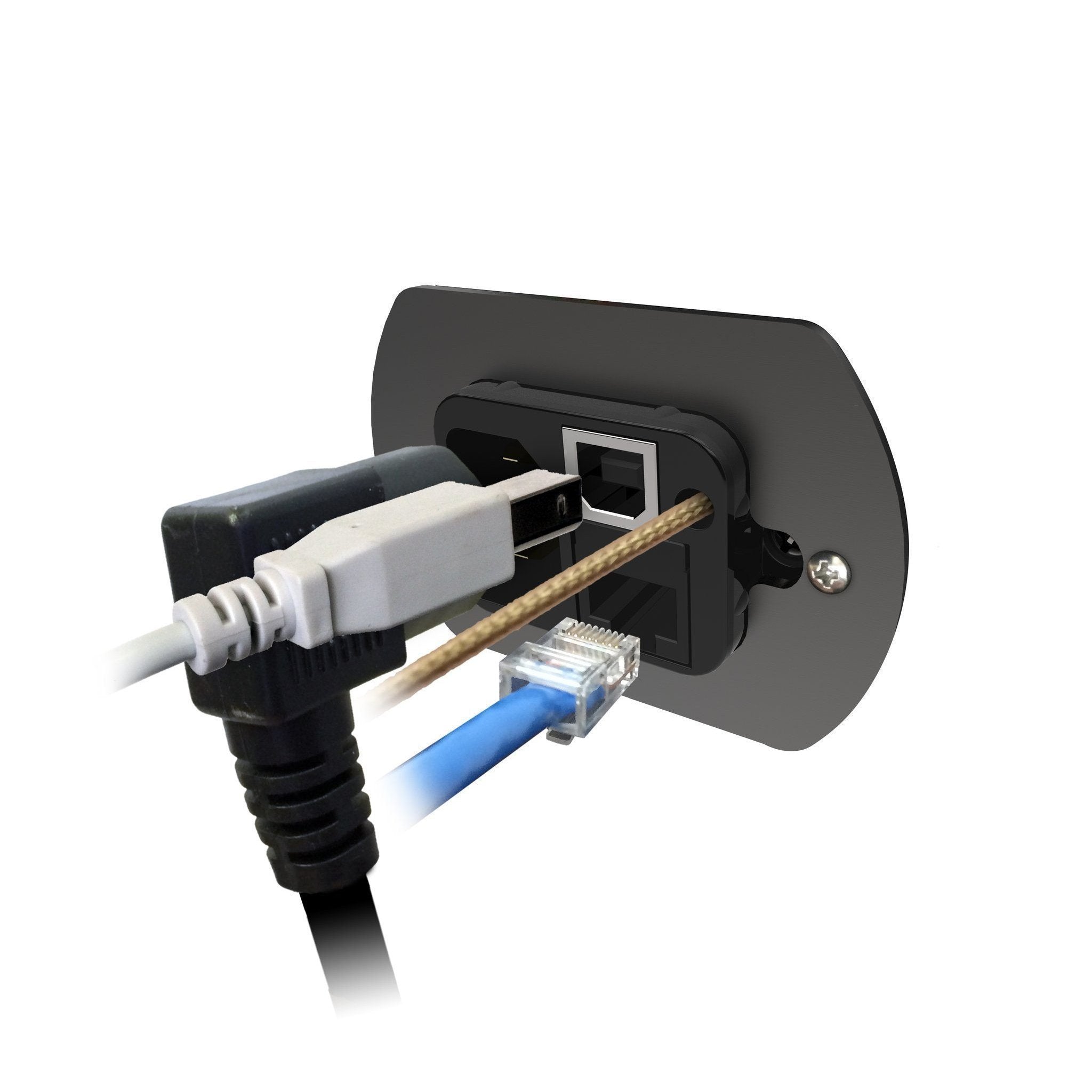 Secure Computer Outlet Accessory - Security - USB Power Outlet Kit